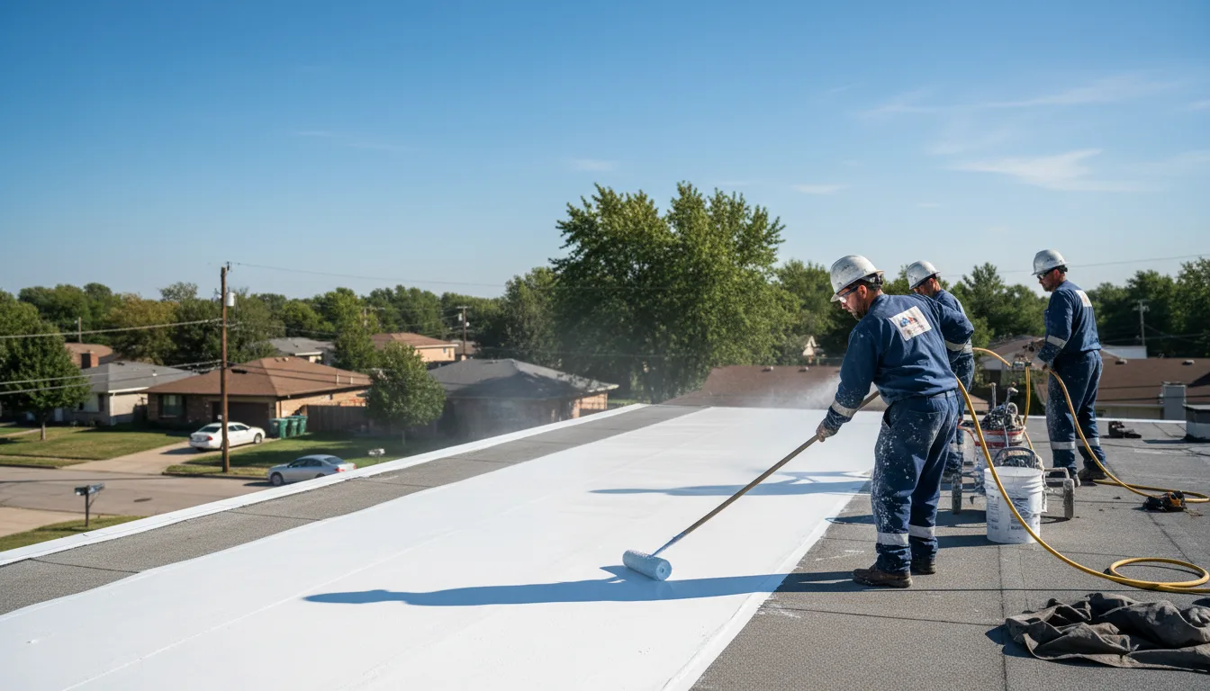 Commercial roof coating in Canton, OK near me